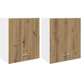 vidaXL Viseča omarica 2 kosa artisan hrast 50x31x60 cm inženirski les | Shoptok.si