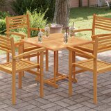 Stolna ploča od masivne tikovine četvrtasta 80 x 80 x 2,5 cm | shoptok.hr