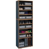MID.YOU REGAL ZA ČEVLJE antracit, medeni hrast | Shoptok.si