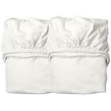 Leander® otroška rjuha za posteljo junior 70x140 snow (2 kosa) Cene