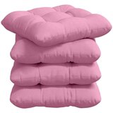  Jastučići za sjedenje 4 pcs Ružičasta 45 x 45 x 12 cm tkanina | shoptok.hr