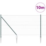 vidaXL heksagonalna ograda zelena 1x10 m čelik | shoptok.hr
