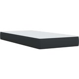 vidaXL Krevet s oprugama i madracem crni 100x200 cm od umjetne kože | shoptok.hr