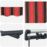 vidaXL Ručno uvlačiva tenda narančasta i smeđa 600x350 cm | shoptok.hr