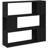 Polica za knjige Crni hrast 100x24x94 cm od konstruiranog drva | shoptok.hr