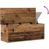  Kutija za spremanje s pohranom Staro drvo 90 x 35 x 35 cm | shoptok.hr