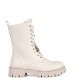 SEASTAR Light beige women's worker boots with pins | Shoptok.si