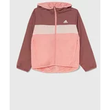 Adidas Otroška jakna J TIBERIO WB roza barva, JG1249