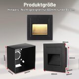 VIVALET 6x LED stenska luč za stopnice 3000K | Shoptok.si