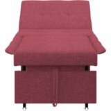 vidaXL Krevet na razvlačenje s kotačem Crvena 191 x 67 x 82 cm Tkanina | shoptok.hr