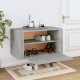  Zidni ormarić za cipele boja betona 70x35x38 konstruirano drvo | shoptok.hr