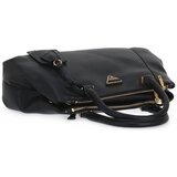 Guess Ročne torbice Laryn Satchel Črna | Shoptok.si