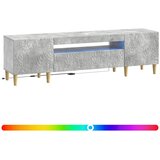  LED TV kabinet Betonska siva Konstruirano drvo | shoptok.hr