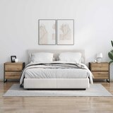  Noćni ormarić 2 pcs Umjetnička hrastovina 50 x 39.5 x 50 cm | Eponuda.com