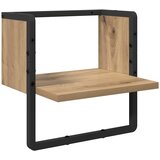  Polica na zidu s policom Umjetnička hrastovina 30 x 25 x 30 cm | shoptok.hr