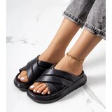 Gemre Black platform slides Allport | Shoptok.si