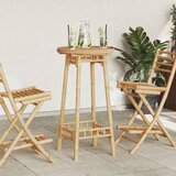  Okrugli vanjski barski stol Ø55x100 cm bambus - 1 stol Okruglo | shoptok.hr