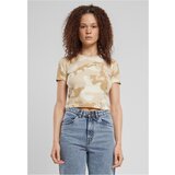 Urban Classics Women's short T-shirt Cropped Camo light/camouflage Cene