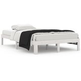 The Living Store Posteljni okvir bel iz trdne borovine 120x200 cm - Posteljni Okvir, (21523212) | Shoptok.si
