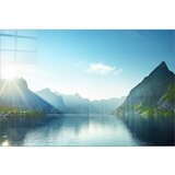 Wallity Steklena slika 100x70 cm Fjord – Wallity Cene