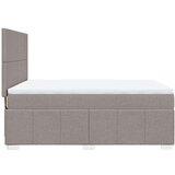 vidaXL Krevet s oprugama i madracem smeđesivi 160x200 cm tkanina | shoptok.hr
