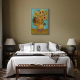  Slika - Vincent van Gogh – Sunflowers II 80x120 U prirodnom drvenom okviru | shoptok.hr