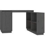vidaXL Radni stol sivi 110 x 50 x 75 cm od masivne borovine | shoptok.hr