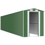  Vrtno spremište zeleno 192x938x223 cm od pocinčanog čelika | shoptok.hr