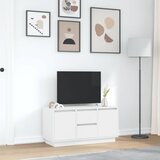TV ormarić s LED svjetlima bijeli 100x41x50 cm | Eponuda.com