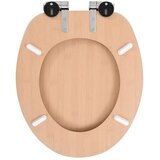  Toaletna daska s mekim zatvaranjem 2 kom MDF uzorak bambusa | shoptok.hr