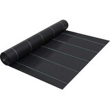vidaXL Pokrov za suzbijanje korova i korijenja crni 2 x 150 m PP | shoptok.hr