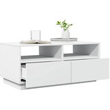  Stolić za kavu s LED svjetlima bijeli 90x49x40 cm | Eponuda.com