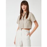 Koton Shirt - Brown - Regular fit | shoptok.hr