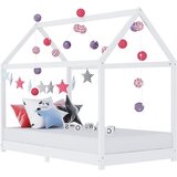 Maison Chic Okvir za dječji krevet od masivne borovine bijeli 90 x 200 cm | shoptok.hr