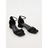 Reserved - Sandale s blok-potpeticama - crno | shoptok.hr