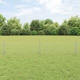  Ograda od lančanih veza s postom 25 x 0,4 m Srebrna Mreža Cene