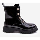 S. BARSKI Women's Quilted Boots with Ornamental Buttons D&A | Shoptok.si