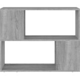 Ormarić za knjige / pregrada siva boja hrasta 80 x 24 x 63 cm | shoptok.hr