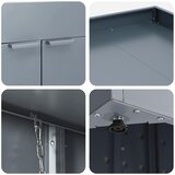  Skladištenje kanti za 5 kanti Svijetlo siva Čelik s prahom | shoptok.hr