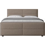 MID.YOU POSTELJA BOXSPRING 180 cm x 200 cm , les, kovina, umetna masa, tekstil bež | Shoptok.si