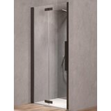 Kolpa San tuš paravan - harmonika vrata polaris fold crni ram 90x200cm providno staklo | ePonuda.com