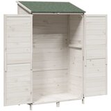  Vrtna Šupa Bijela 106,5 x 56 x 176 cm Konstruirano drvo | shoptok.hr