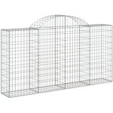  Lučne gabionske košare 9 kom 200x30x100/120cm pocinčano željezo | shoptok.hr