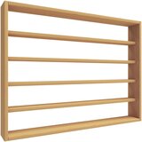 MID.YOU STENSKI REGAL 80/60/10 cm barve bukve | Shoptok.si