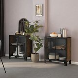  Ormarići za pohranu 2 kom rustično smeđi 72x36x82 cm metal/MDF | shoptok.hr