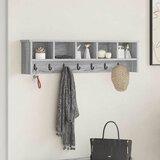  Vješalica za kapute na zidu Zidne Siva Sonoma 100 x 16 x 26 cm | shoptok.hr