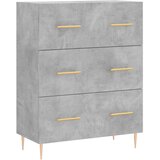  Visoka komoda siva betona 69,5x34x180 cm od konstruiranog drva | shoptok.hr