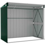  Zidno vrtno spremište zeleno 118 x 194 x 178 cm pocinčani čelik | shoptok.hr