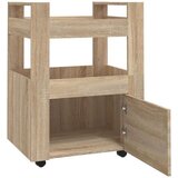  Kolica boja hrasta 60 x 45 x 80 cm konstruirano drvo | shoptok.hr