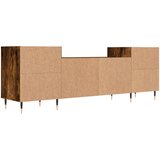TV ormarić boja dimljenog hrasta 160x35x55 cm konstruirano drvo | shoptok.hr